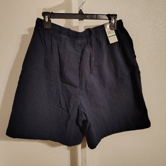 Gloria Vanderbilt Pants - Gloria Vanderbilt Casual Blue Pull On Shorts Size Large NWT Cotton